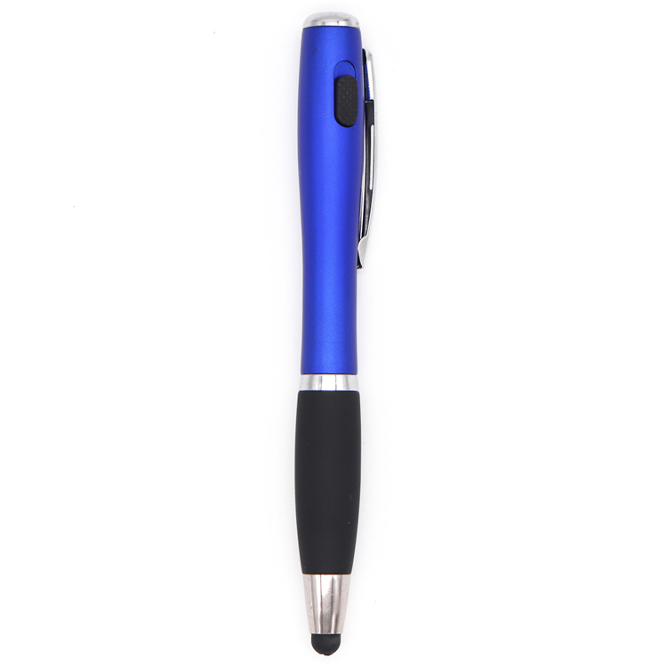 Promotional items Led lamp plastic touch screen multifunctional ballpoint pen factory